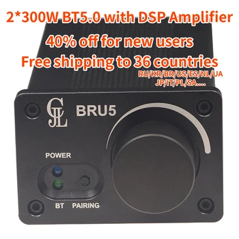 TPA3255 2x300W Bluetooth Amplificateur BT5.0 Module 2.0 Canaux Stéréo 600W de puissance Élevée BRU5 DSP PC de Contrôle d'INTERFACE utilisateur w/BRU3 2*25W amp