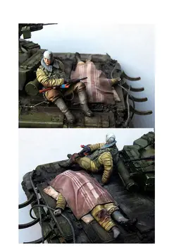 [tuskmodel] 1 35 l'échelle de résine modèle figures kit Moderne Soldats russes style 5