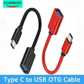 Type C Vers USB OTG Câble Adaptateur USB Type C Mâle vers USB Femelle Câble Adaptateur OTG Câble Convertisseur Pour Xiaomi Samsung MacBook Pro