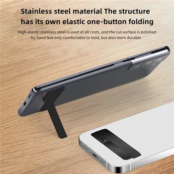 Ultra Slim étui de Téléphone Cellulaire Titulaire Stand Horizontal Vertical support de Bureau Accessoires pour iPhone Xiaomi Samsung Galaxy S22 S21