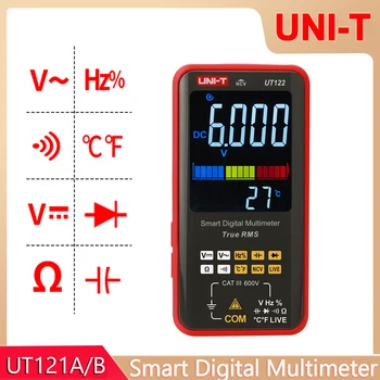 UNITÉ Multimètre Numérique UT121A UT121B UT122 Tension Fréquence Double Affichage Capacité de Résistance de la Température Testeur Électrique
