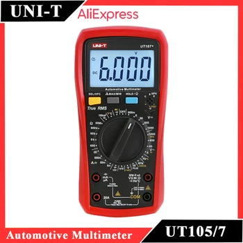 UNITÉ UT105 UT107 Plus de l'Automobile Multimètre AC DC Tension Courant Résistance du Circuit Condensateur Fréquence Température Testeur