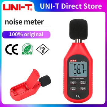 UNITÉ UT353 UT353BT Niveau Sonore Bluetooth Compteur Numérique de Bruit de Mesure Testeur 30-130dB Professionnel de Décibels Moniteur dB Détecteur de