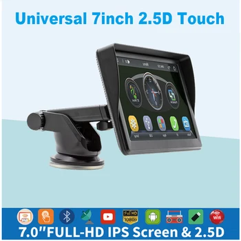 Universelle 7 pouces autoradio Multimédia Lecteur Vidéo Portable sans Fil Apple CarPlay Android Auto de l'Écran Tactile Pour BMW, VW, KIA