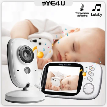 VB603 Vidéo Moniteur de Bébé De 3,2 Pouces, écran LCD 2,4 G de la Mère des Enfants de Deux voies Audio baby-sitter de la Caméra de Surveillance de la Température affichage de l'Écran