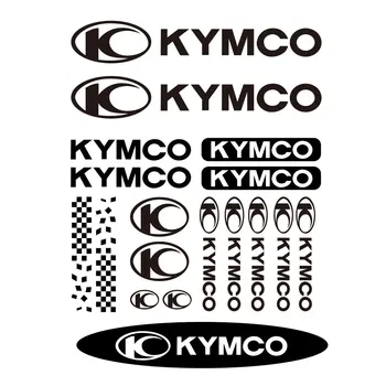 Voiture Sticker18 Pcs Kit de KYMCO Vélo Autocollants de Vélo de Montagne Imperméable à l'eau de Protection solaire Autocollants PVC,30CM