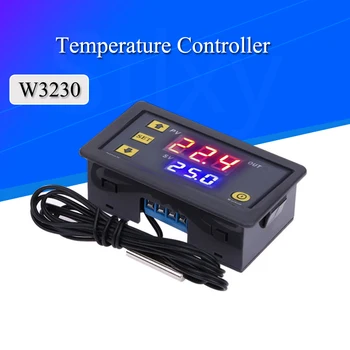 W3230 Mini Contrôleur de Température Digital 12V 24V 220V Thermostat Régulateur de Chauffage, de Refroidissement Contrôle Thermoregulator Avec Capteur