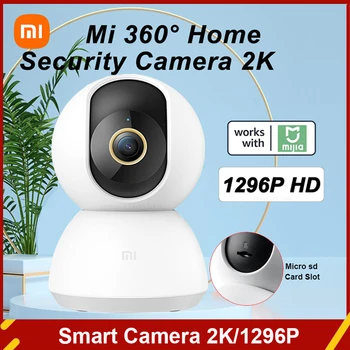 Xiaomi Mijia Smart Caméra 2K 1296P HD Angle de 360 Mi Maison de la Sécurité Intérieure des Caméras IP Pan-Tilt WiFi Baby Monitor Vidéo de Nuit Webcam