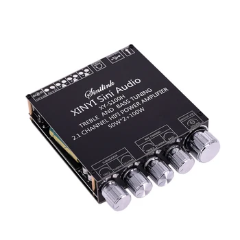 XY-S100H 50Wx2+2.1 100W de Puissance Audio Stéréo Amplificateur de Subwoofer Bord du Canal de l'Amplificateur Compatible avec la technologie Bluetooth Audio Conseil