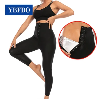 YBFDO 2021 Nouveaux Pantalon de Yoga de remise en forme des Femmes Corset de la Hanche Ascenseur post-partum Taille Haute Collant de Gym Entraînement à la Course de Sport jambières d'Entraînement