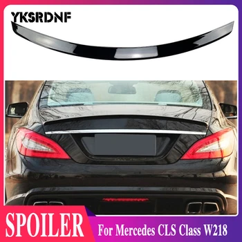YKSRDNF Pour Mercedes Classe CLS W218 Spoiler Arrière noir Aileron de Coffre Aile AMG Style 2011 2012 2013 2014 2015 2016