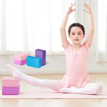 Yoga, Blocs de Pilates Cubes de Briques Traversin Cubes de Sport Yoga Fournitures séance d'Entraînement d'Exercice à Domicile appareils de Musculation EVA