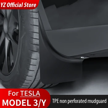 YZ Pour Tesla Modèle 3 Modèle Y Spéciale garde-Boue 2021-2023 Tesla garde-boue Pas Besoin de Percer des Trous Fender Protecteur d'Accessoires de Voiture