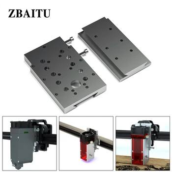ZBAITU Laser Curseur en Alliage d'Aluminium de Rainure à queue d'Aronde Module Laser Focus Réglage de la Hauteur de Laser CNC Machine de Gravure