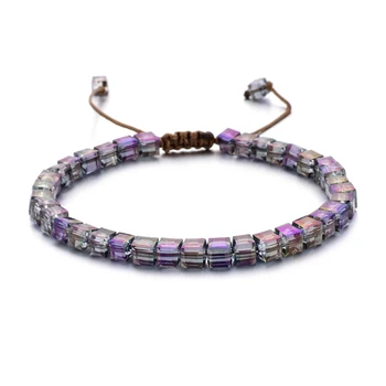 ZMZY Amitié Bracelet de Charme de Bijoux en Cristal de Bohème à la Main Bracelets de Perles de Cristal Bracelets Pour les Femmes de Cadeaux