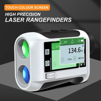 écran tactile télémètre de Golf Télescope rechargeable télémètre Laser Affichage LCD Laser de mesure de Distance avec l'Indicateur de Verrouillage 600m